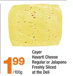 Highland Farms Cayer Havarti Cheese Regular or Jalapeno offer