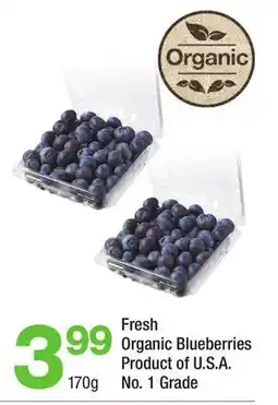 Highland Farms Fresh Organic Blueberries offer