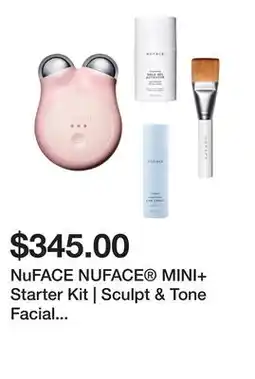 Sephora NuFACE NUFACE MINI+ Starter Kit | Sculpt & Tone Facial Microcurrent Device offer