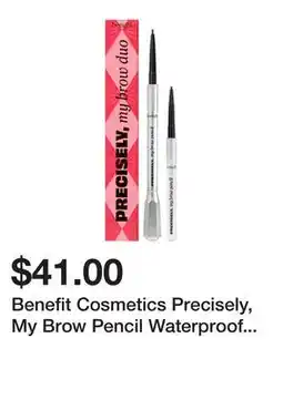 Sephora Benefit Cosmetics Precisely, My Brow Pencil Waterproof Micro-Precision Eyebrow Definer offer