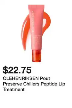 Sephora OLEHENRIKSEN Pout Preserve Chillers Peptide Lip Treatment offer