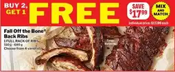 M & M Food Market Fall Off the Bone Back Ribs offer