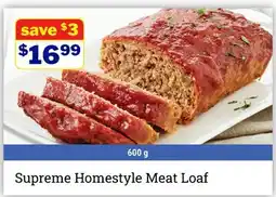 M & M Food Market Supreme Homestyle Meat Loaf offer
