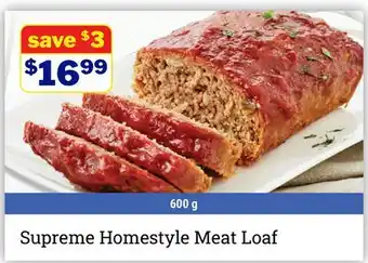M & M Food Market Supreme Homestyle Meat Loaf offer