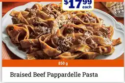 M & M Food Market Braised Beef Pappardelle Pasta offer