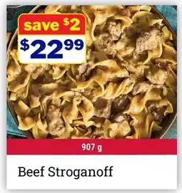 M & M Food Market Beef Stroganoff offer