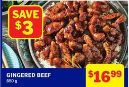 M & M Food Market GINGERED BEEF offer