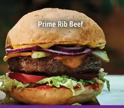 M & M Food Market Prime Rib Beef Burger offer