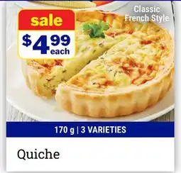 M & M Food Market Quiche Classic French Style offer