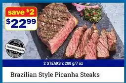 M & M Food Market Brazilian Style Picanha Steaks offer