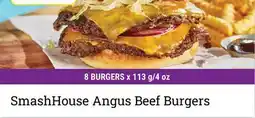M & M Food Market SmashHouse Angus Beef Burgers offer