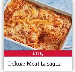 M & M Food Market Deluxe Meat Lasagna offer