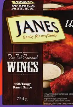 Metro JANES ULTIMATES WINGS OR RESTAURANT STYLE BREADED CHICKEN offer