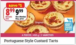 M & M Food Market Portuguese Style Custard Tarts offer