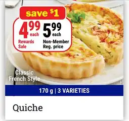 M & M Food Market Quiche offer