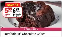 M & M Food Market Lavalicious Chocolate Cakes offer