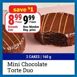 M & M Food Market Mini Chocolate Torte Duo offer