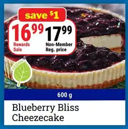 M & M Food Market Blueberry Bliss Cheezecake offer