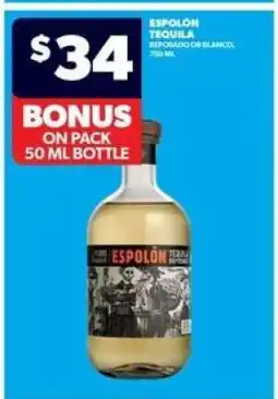 Real Canadian Liquorstore Espolón Tequila offer