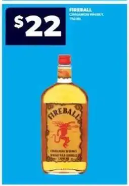 Real Canadian Liquorstore Fireball Cinnamon Whisky offer