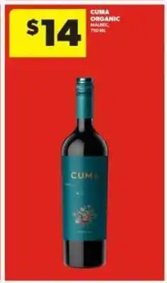 Real Canadian Liquorstore CUMA ORGANIC MALBEC offer