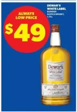 Real Canadian Liquorstore Dewar's White Label offer