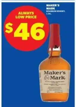 Real Canadian Liquorstore Maker’s Mark offer