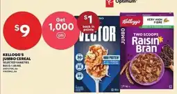 Loblaws Kellogg's jumbo cereal offer