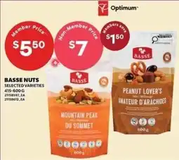 Loblaws Basse nuts selected varieties offer