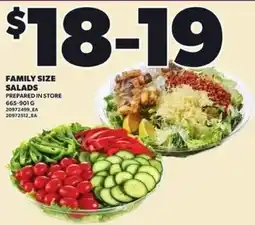 Loblaws Family size salads offer