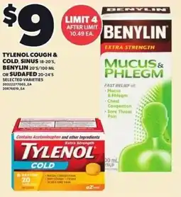 Loblaws Benylin Mucus & Phlegm offer