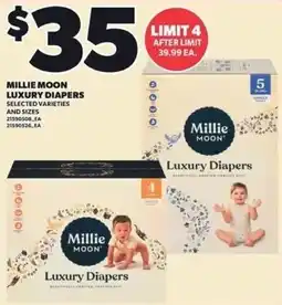 Loblaws Millie Moon luxury diapers offer