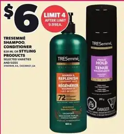 Loblaws TRESemmé shampoo conditioner offer