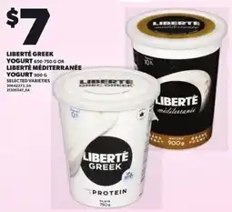 Loblaws Liberté greek yogurt offer