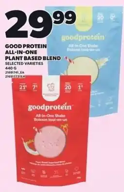 Loblaws Goodprotein all-in-one plant based blend offer