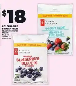 Loblaws Pacifique Club Size Frozen Fruit offer