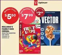 Loblaws Kellogg's family size cereal offer