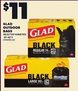Loblaws Glad outdoor bags offer