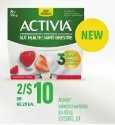 Loblaws Activia selected varieties offer