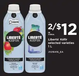 Loblaws Liberté Kefir selected varieties offer