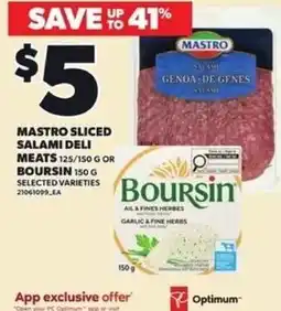 Loblaws Mastro sliced salami deli meats offer