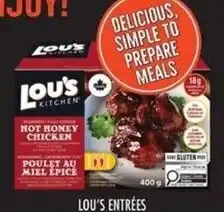 Loblaws Lou's kitchen hot honey chicken offer