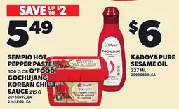 Loblaws Sempio hot pepper paste offer