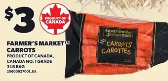 Loblaws Farmer's Market carrots offer