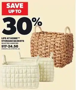 Loblaws Life at Home storage baskets offer