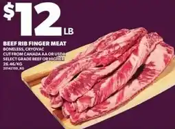 Loblaws Beef rib finger meat offer