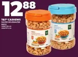 Loblaws T&T cashews offer