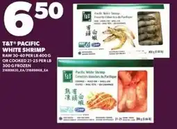 Loblaws T&T Pacific White Shrimp offer
