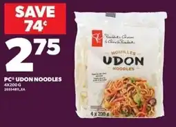 Loblaws PC udon noodles offer
