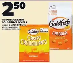 Loblaws Pepperidge Farm Goldfish Crisps offer